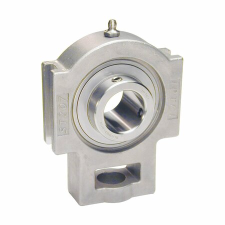IPTCI Take Up Ball Bearing Unit, 1.6875 in Bore, Stainless Hsg, Stainless Insert, Set Screw Locking SUCST209-27L3